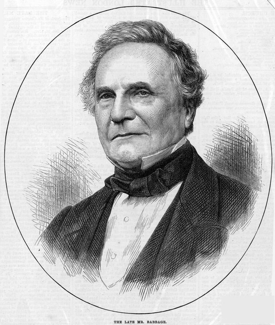 Ritratto fotografico di Charles Babbage